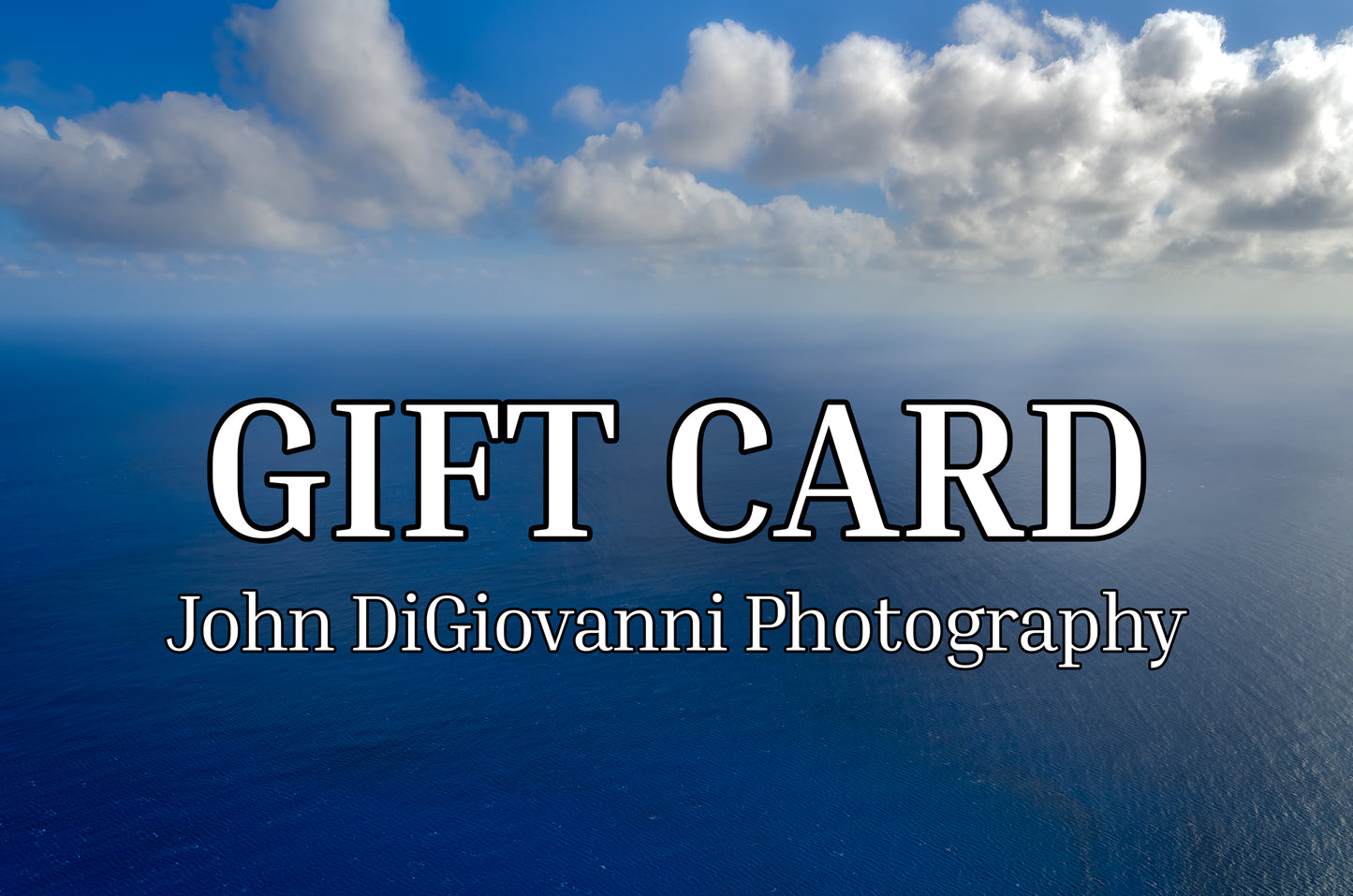 John DiGiovanni Photography Gift Card