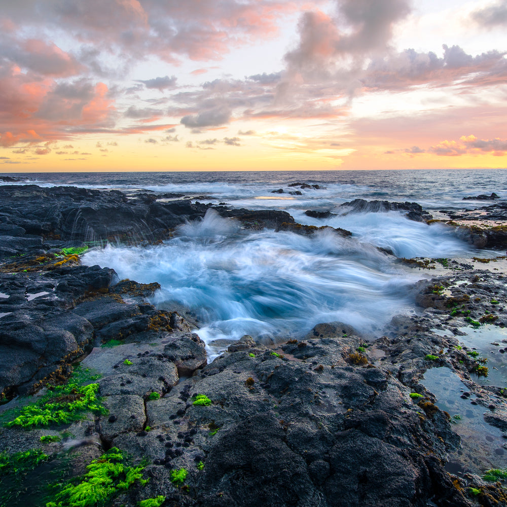 Sunset at Pele's Well on the Big Island of Hawaii